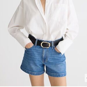 NWT J.Crew High-Rise Denim Short in Hillside Wash